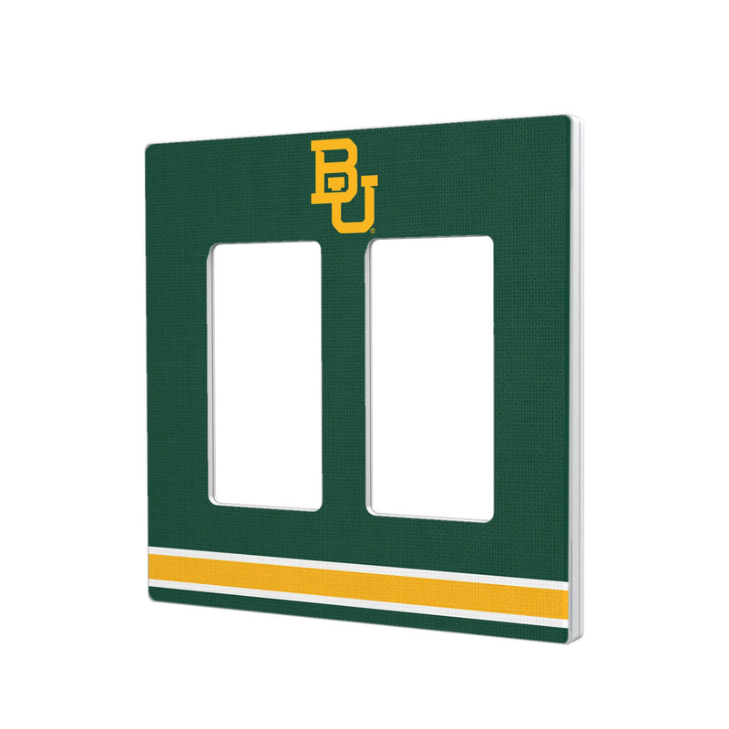 Baylor University Bears Stripe Hidden-Screw Light Switch Plate