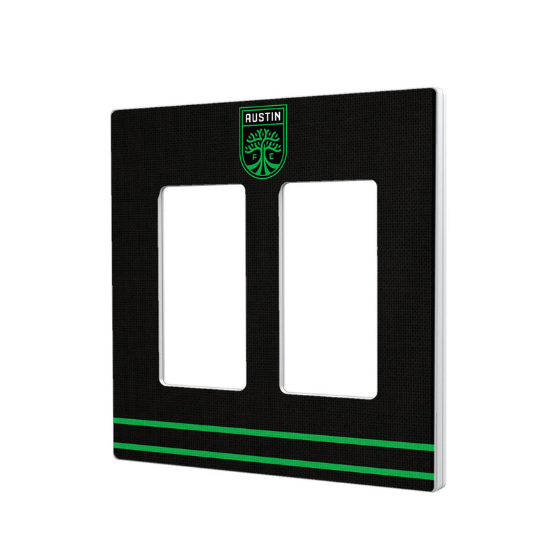 Austin FC  Stripe Hidden-Screw Light Switch Plate