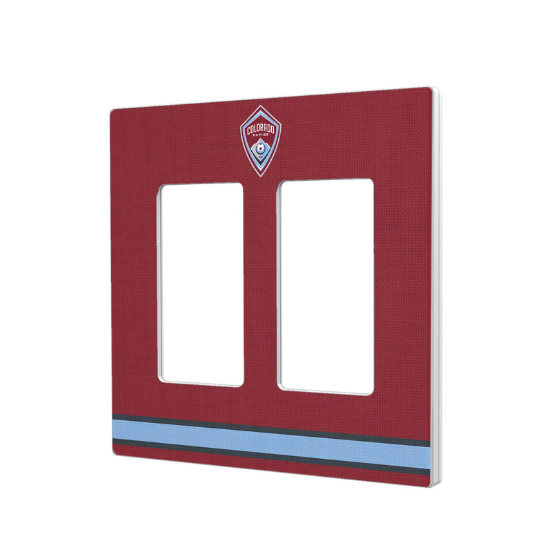 Colorado Rapids  Stripe Hidden-Screw Light Switch Plate