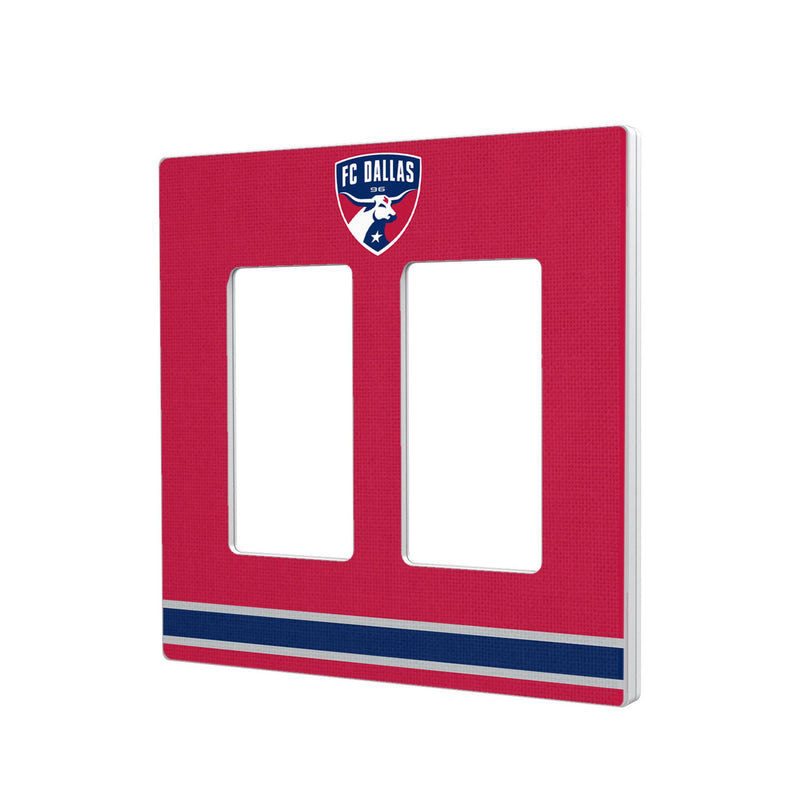 FC Dallas  Stripe Hidden-Screw Light Switch Plate