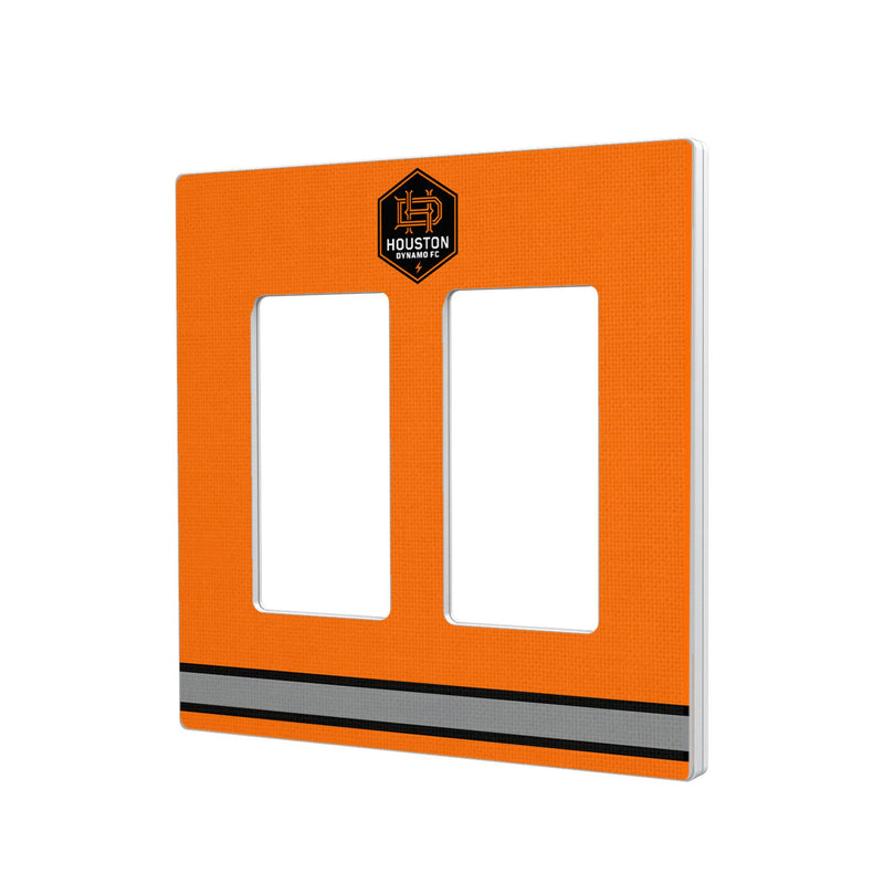 Houston Dynamo  Stripe Hidden-Screw Light Switch Plate