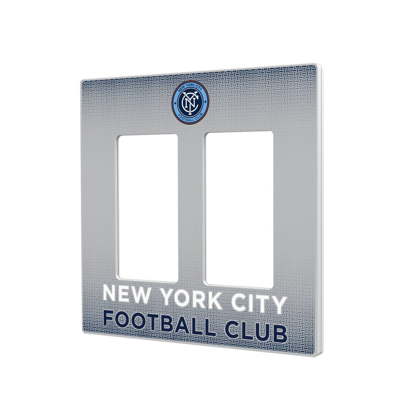 New York City FC  Linen Hidden-Screw Light Switch Plate