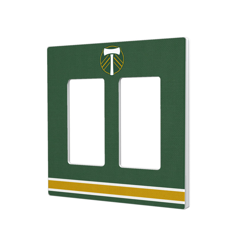 Portland Timbers   Stripe Hidden-Screw Light Switch Plate