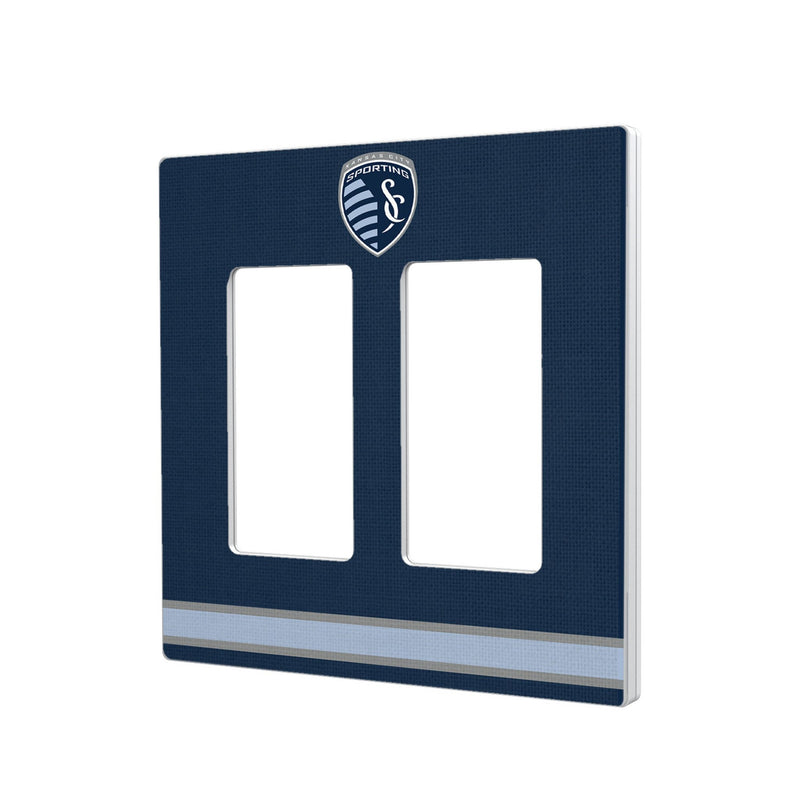 Sporting Kansas City   Stripe Hidden-Screw Light Switch Plate