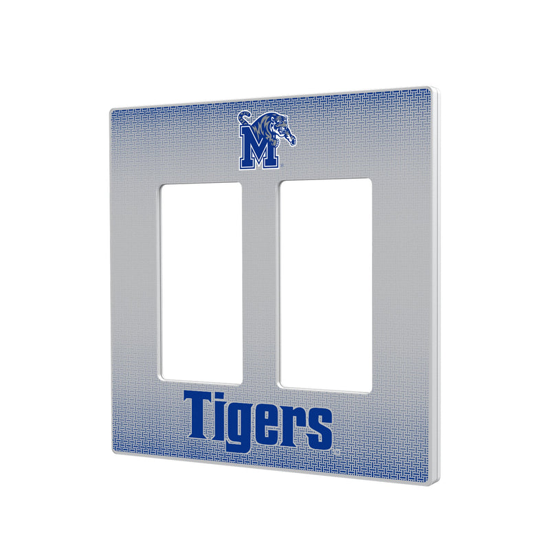 Memphis Tigers Linen Hidden-Screw Light Switch Plate