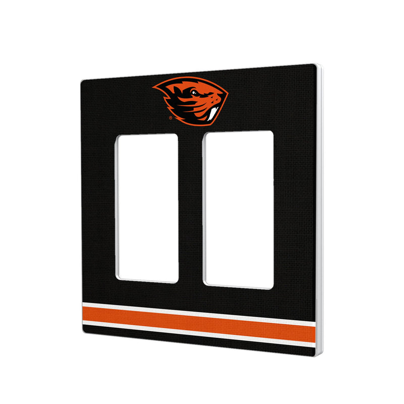 Oregon State University Beavers Stripe Hidden-Screw Light Switch Plate