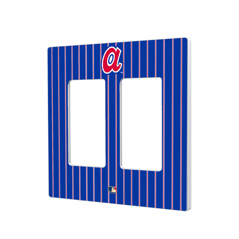 Atlanta Braves 1972-1980 - Cooperstown Collection Pinstripe Hidden-Screw Light Switch Plate