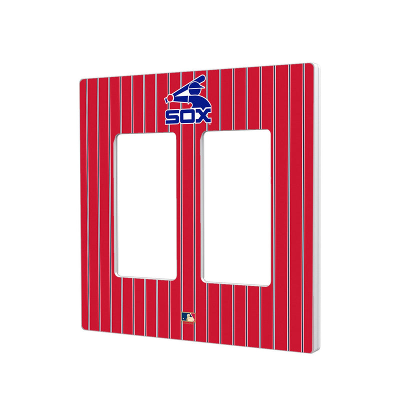 Chicago White Sox 1976-1981 - Cooperstown Collection Pinstripe Hidden-Screw Light Switch Plate