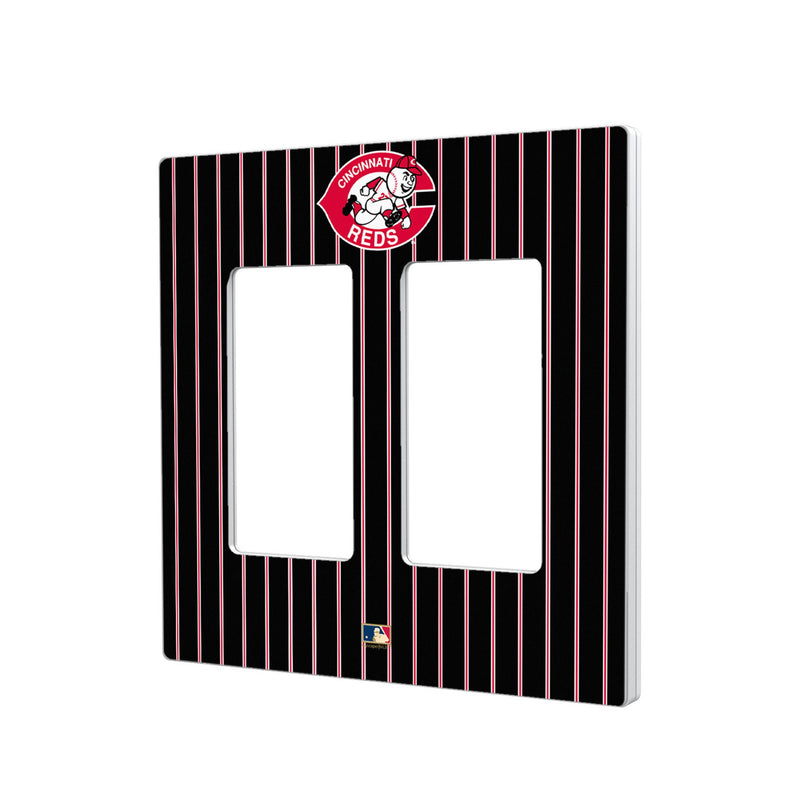 Cincinnati Reds 1974-1992 - Cooperstown Collection Pinstripe Hidden-Screw Light Switch Plate