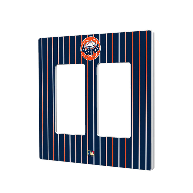 Houston Astros 1977-1993 - Cooperstown Collection Pinstripe Hidden-Screw Light Switch Plate