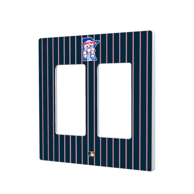 Minnesota Twins 1976-1986 - Cooperstown Collection Pinstripe Hidden-Screw Light Switch Plate