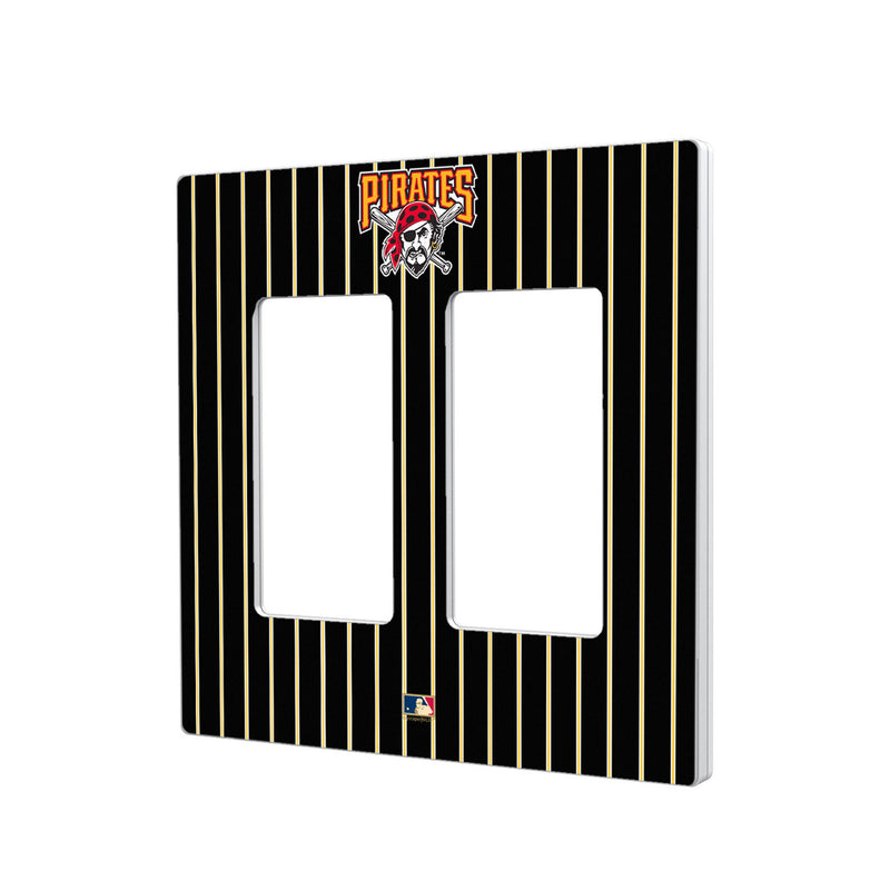 Pittsburgh Pirates 1997-2013 - Cooperstown Collection Pinstripe Hidden-Screw Light Switch Plate