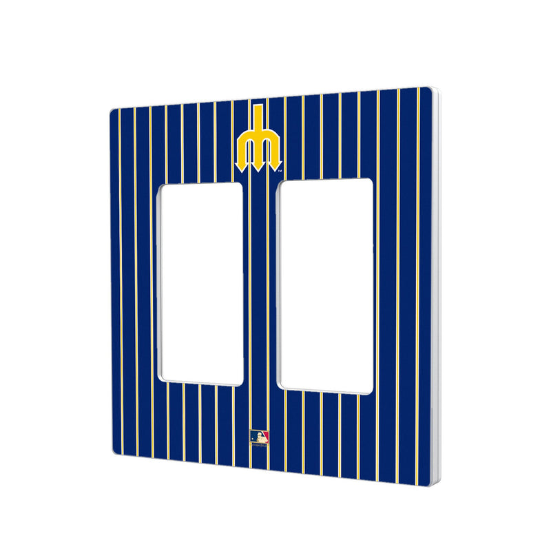 Seattle Mariners 1977-1980 - Cooperstown Collection Pinstripe Hidden-Screw Light Switch Plate