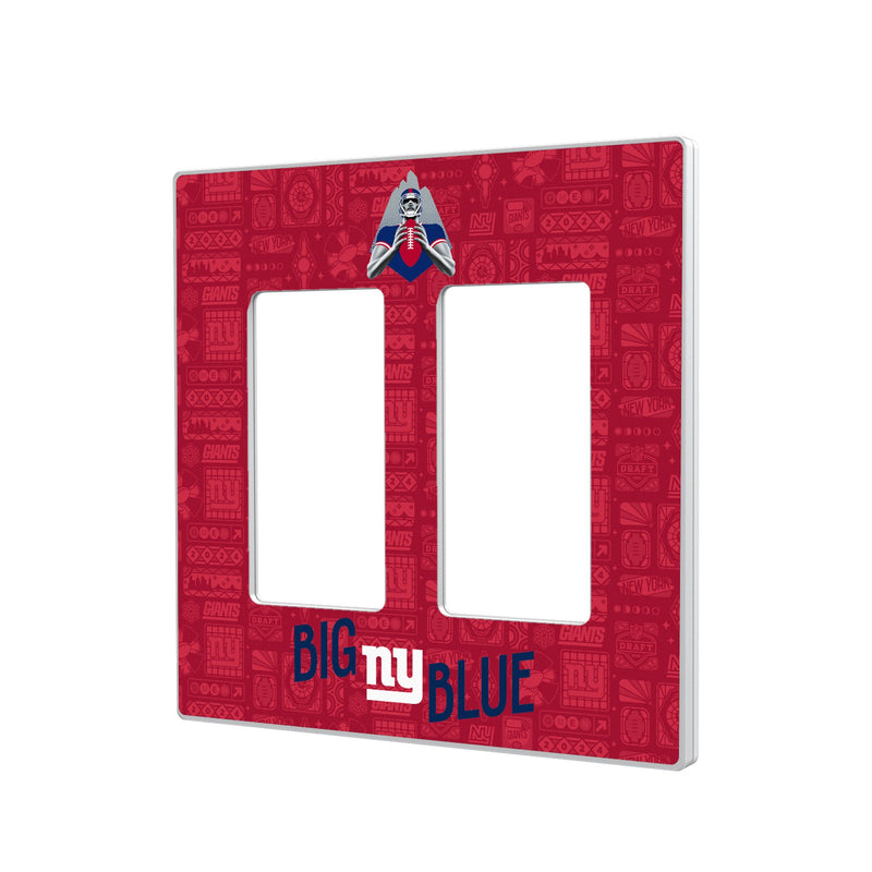 New York Giants 2024 Illustrated Limited Edition Hidden-Screw Light Switch Plate