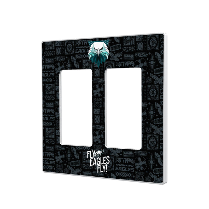 Philadelphia Eagles 2024 Illustrated Limited Edition Hidden-Screw Light Switch Plate