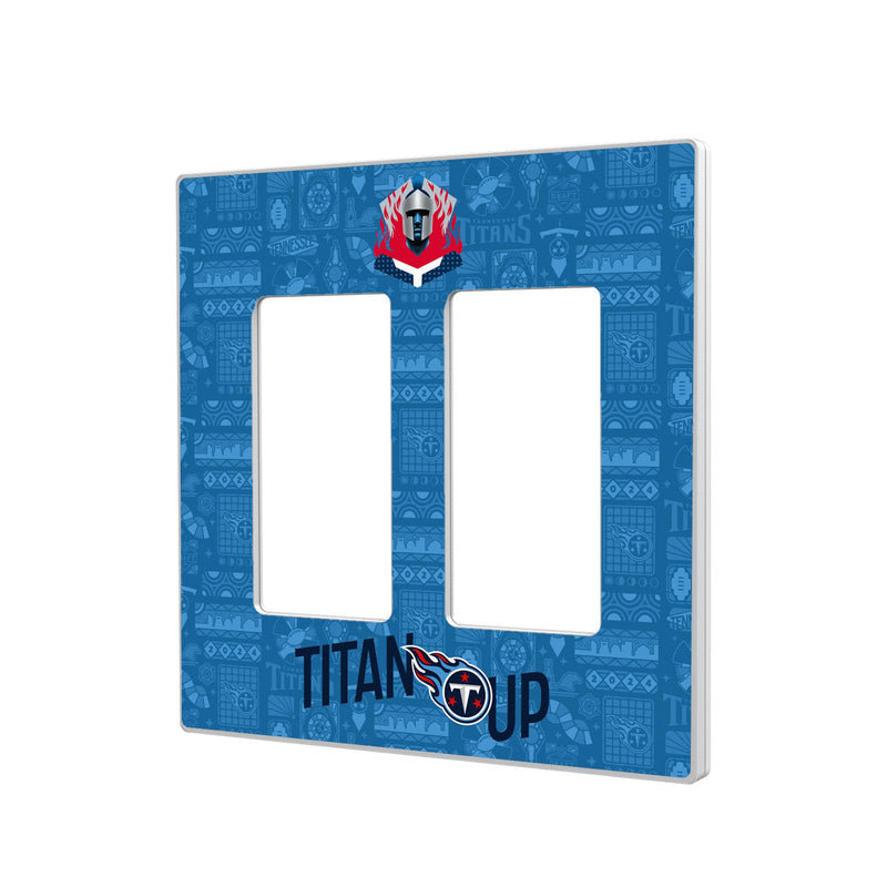 Tennessee Titans 2024 Illustrated Limited Edition Hidden-Screw Light Switch Plate