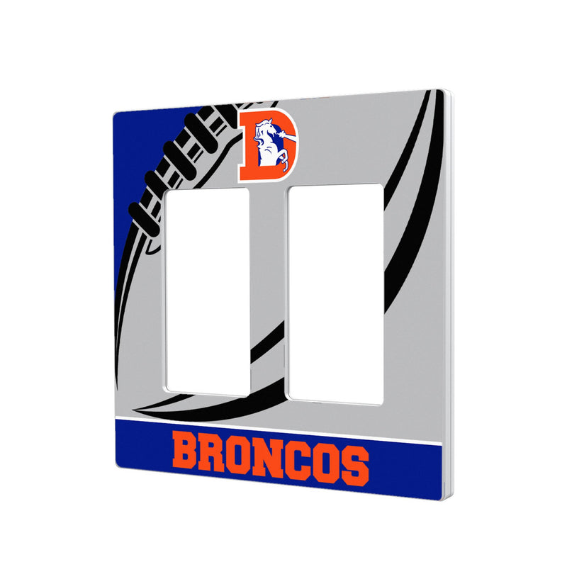 Denver Broncos 1993-1996 Historic Collection Passtime Hidden-Screw Light Switch Plate