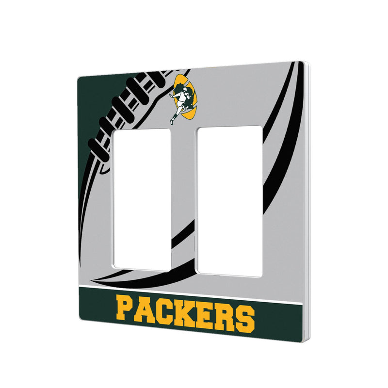 Green Bay Packers Historic Collection Passtime Hidden-Screw Light Switch Plate