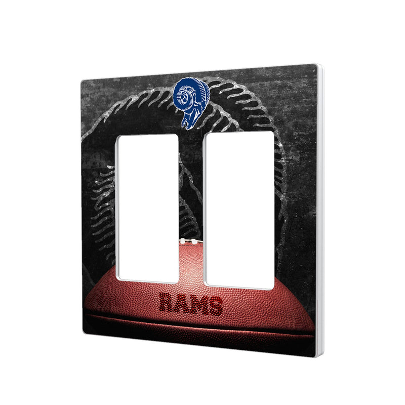 Los Angeles Rams Historic Collection Legendary Hidden-Screw Light Switch Plate