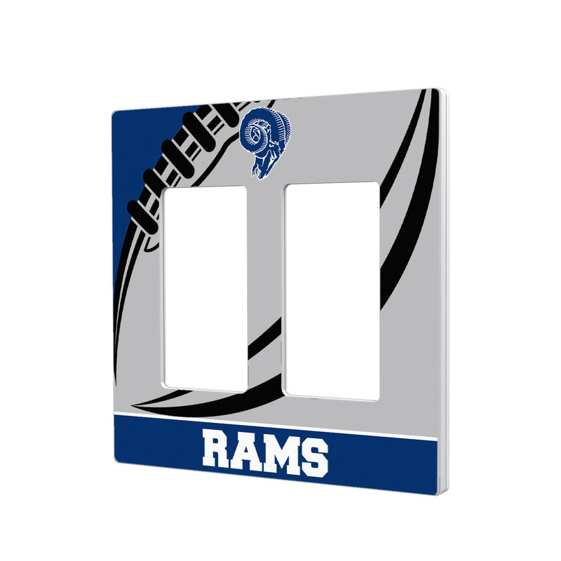 Los Angeles Rams Historic Collection Passtime Hidden-Screw Light Switch Plate