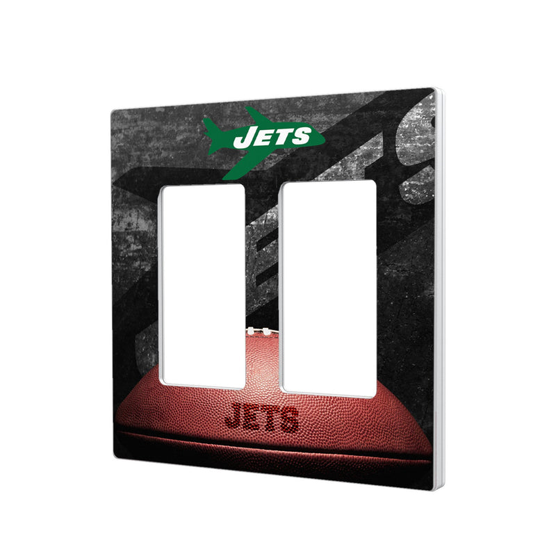 New York Jets 1963 Historic Collection Legendary Hidden-Screw Light Switch Plate