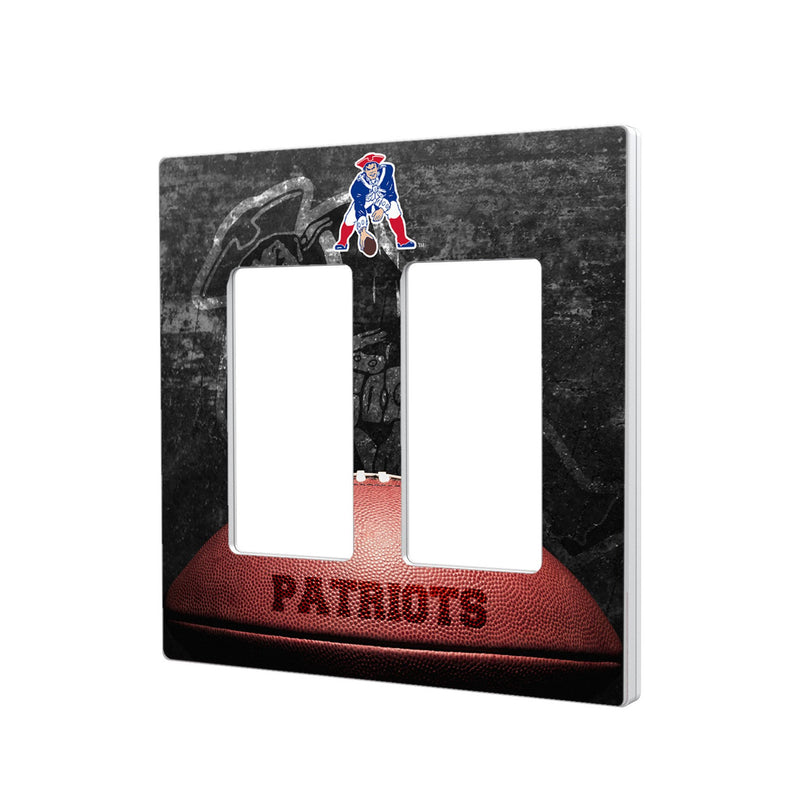 New England Patriots Historic Collection Legendary Hidden-Screw Light Switch Plate