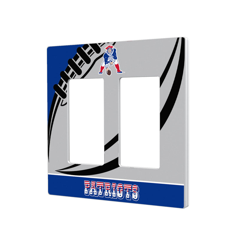 New England Patriots Historic Collection Passtime Hidden-Screw Light Switch Plate