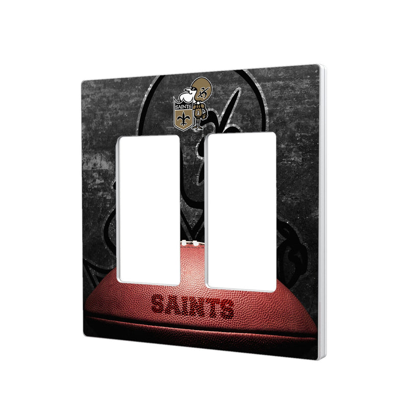 New Orleans Saints Historic Collection Legendary Hidden-Screw Light Switch Plate