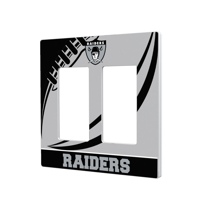 Oakland Raiders 1963 Historic Collection Passtime Hidden-Screw Light Switch Plate