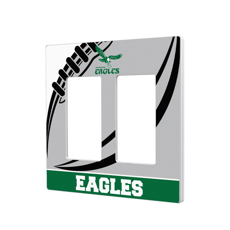 Philadelphia Eagles 1973-1995 Historic Collection Passtime Hidden-Screw Light Switch Plate