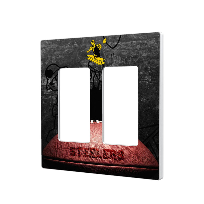 Pittsburgh Steelers 1961 Historic Collection Legendary Hidden-Screw Light Switch Plate