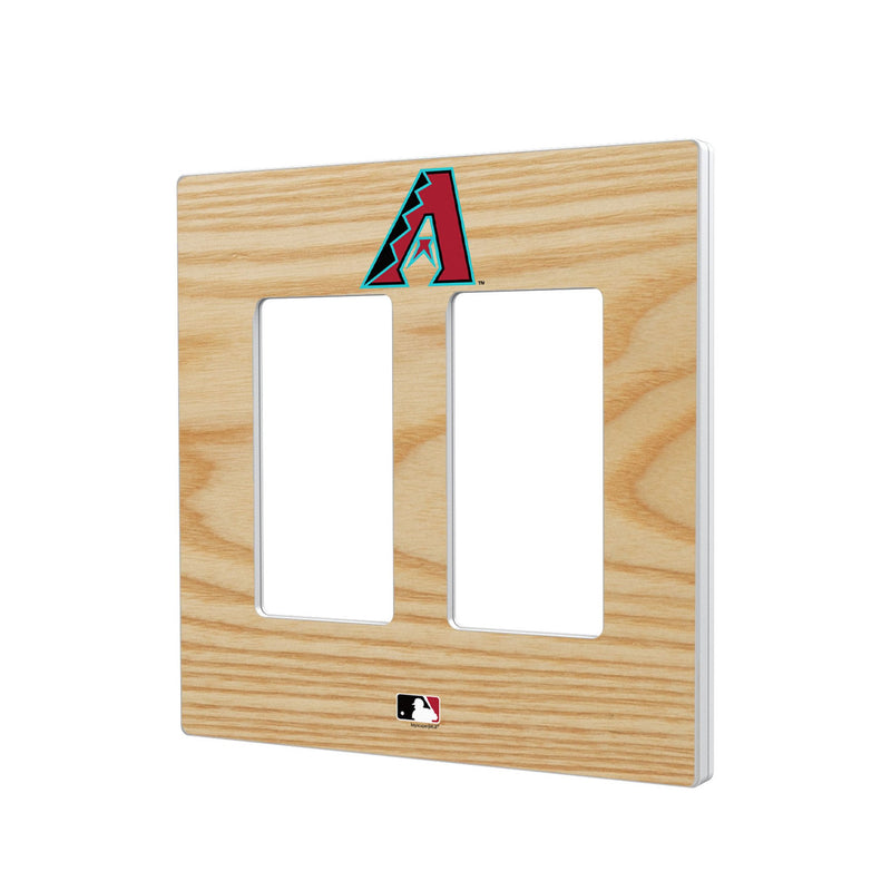 Arizona Diamondbacks Baseball Bat Hidden-Screw Light Switch Plate