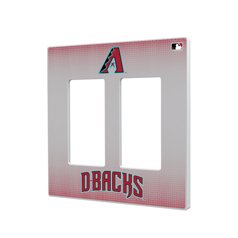 Arizona Diamondbacks Linen Hidden-Screw Light Switch Plate