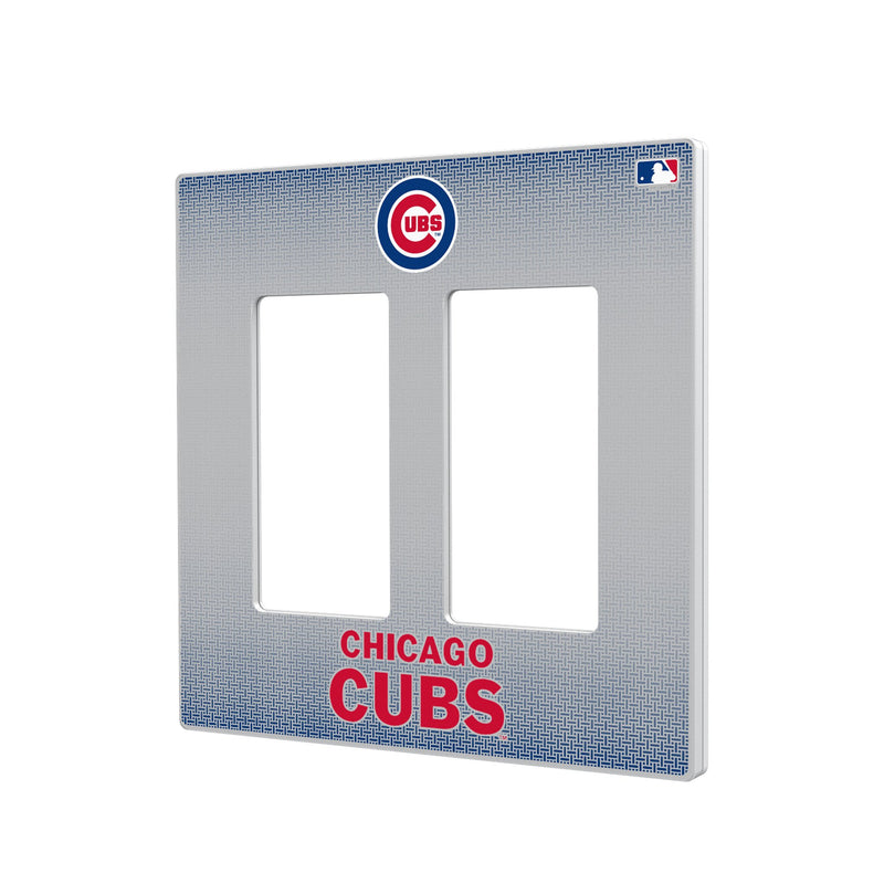 Chicago Cubs Linen Hidden-Screw Light Switch Plate