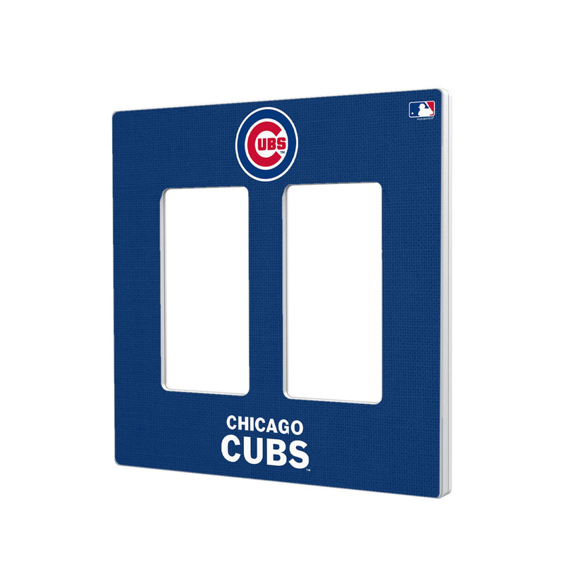 Chicago Cubs Solid Hidden-Screw Light Switch Plate