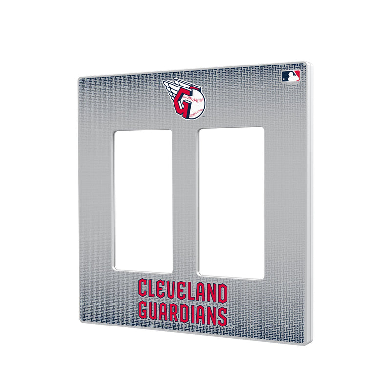 Cleveland Guardians Linen Hidden-Screw Light Switch Plate