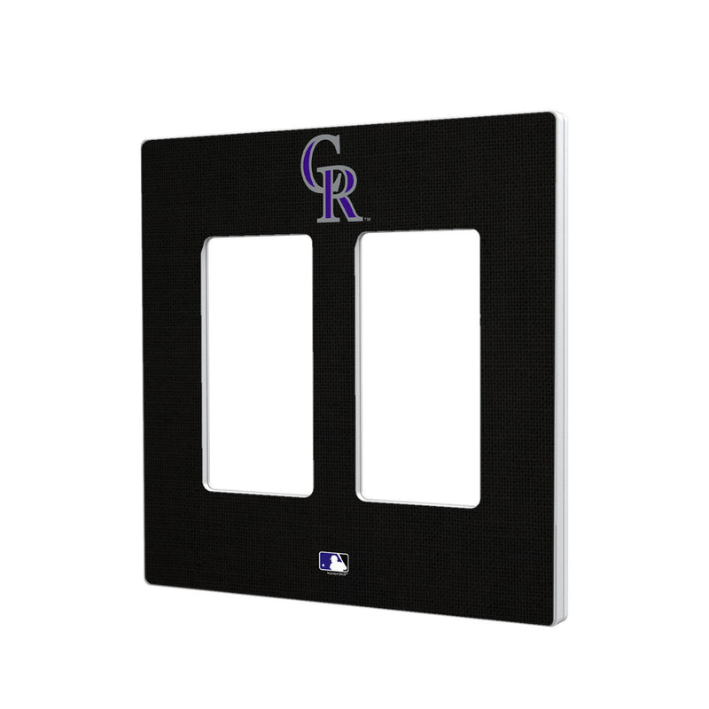 Colorado Rockies Solid Hidden-Screw Light Switch Plate