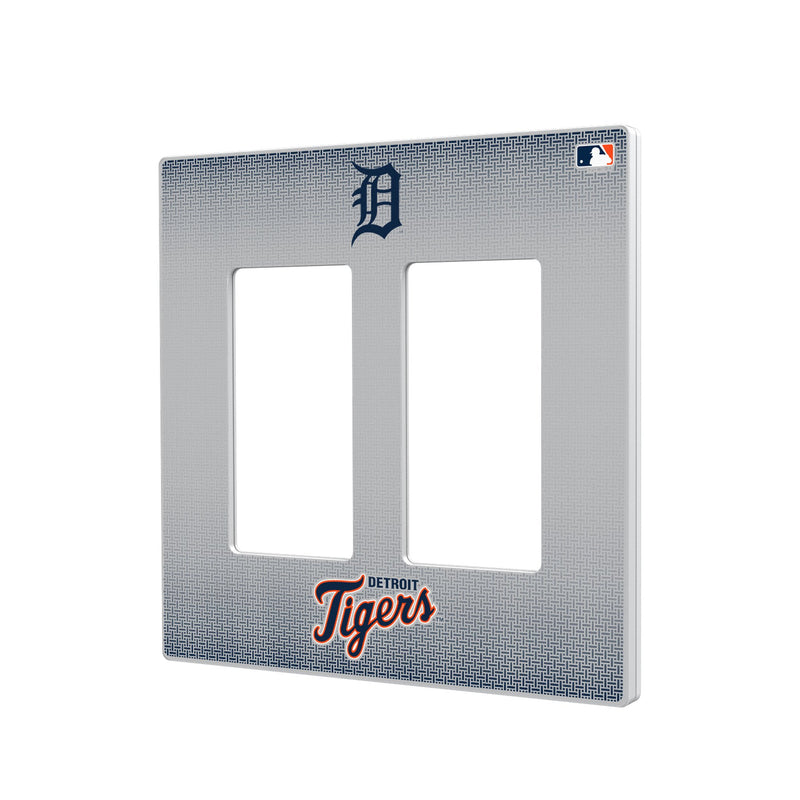 Detroit Tigers Linen Hidden-Screw Light Switch Plate