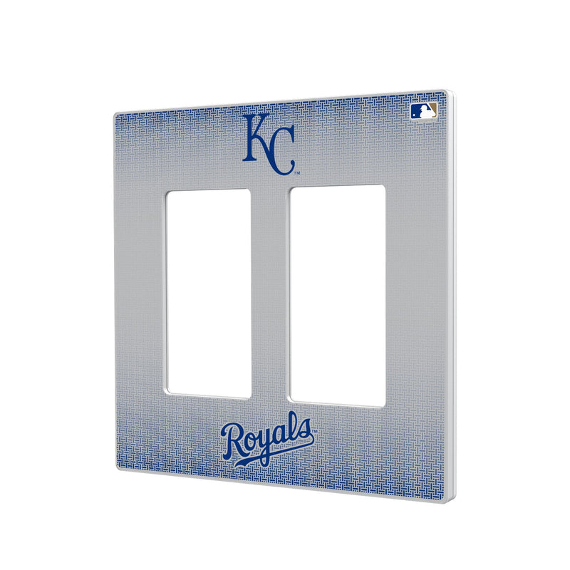 Kansas City Royals Linen Hidden-Screw Light Switch Plate