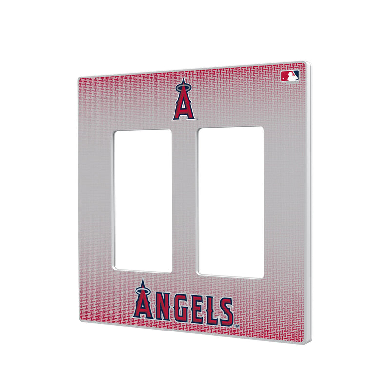 Los Angeles Angels Linen Hidden-Screw Light Switch Plate