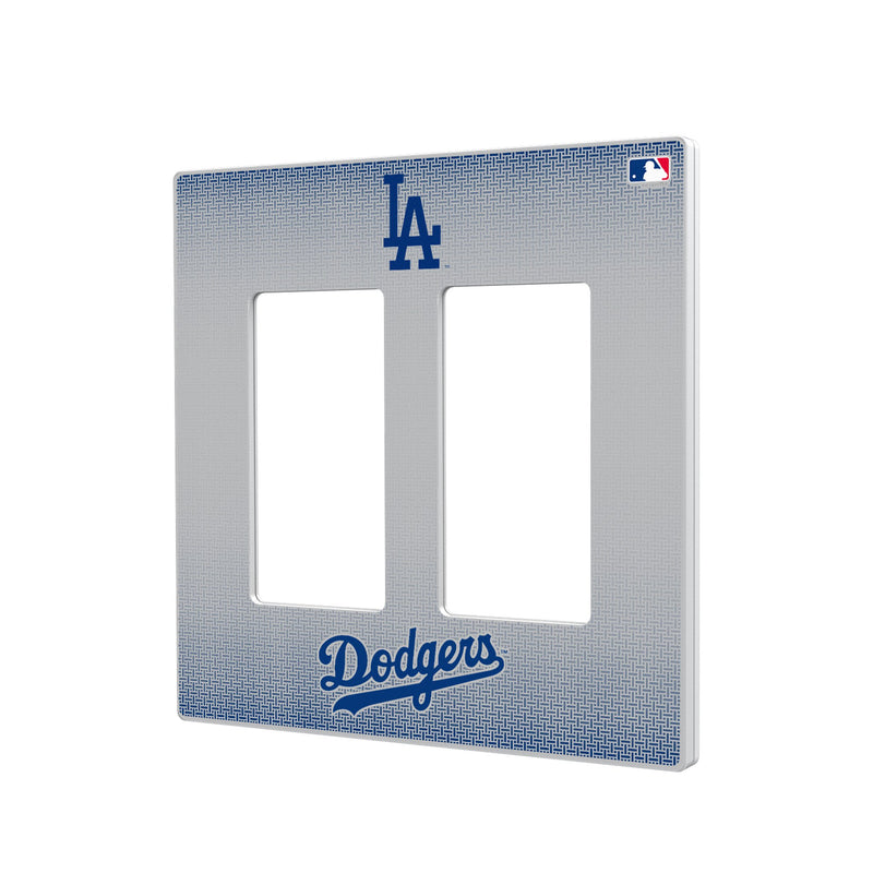 LA Dodgers Linen Hidden-Screw Light Switch Plate