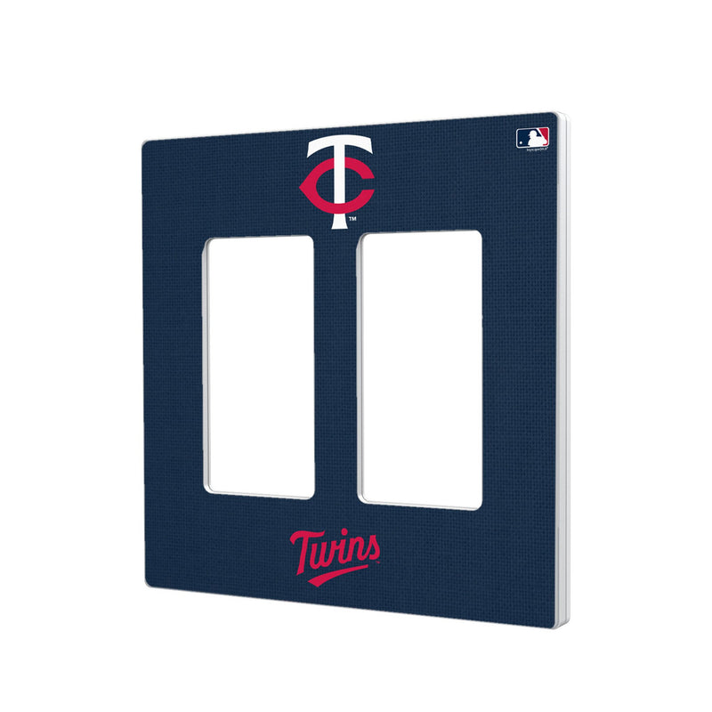 Minnesota Twins Solid Hidden-Screw Light Switch Plate