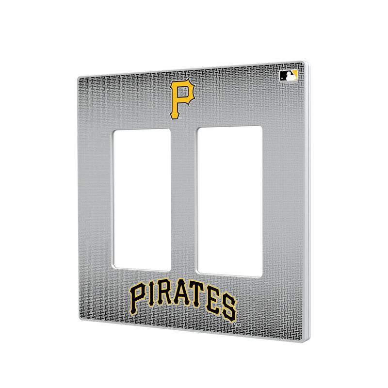 Pittsburgh Pirates Linen Hidden-Screw Light Switch Plate