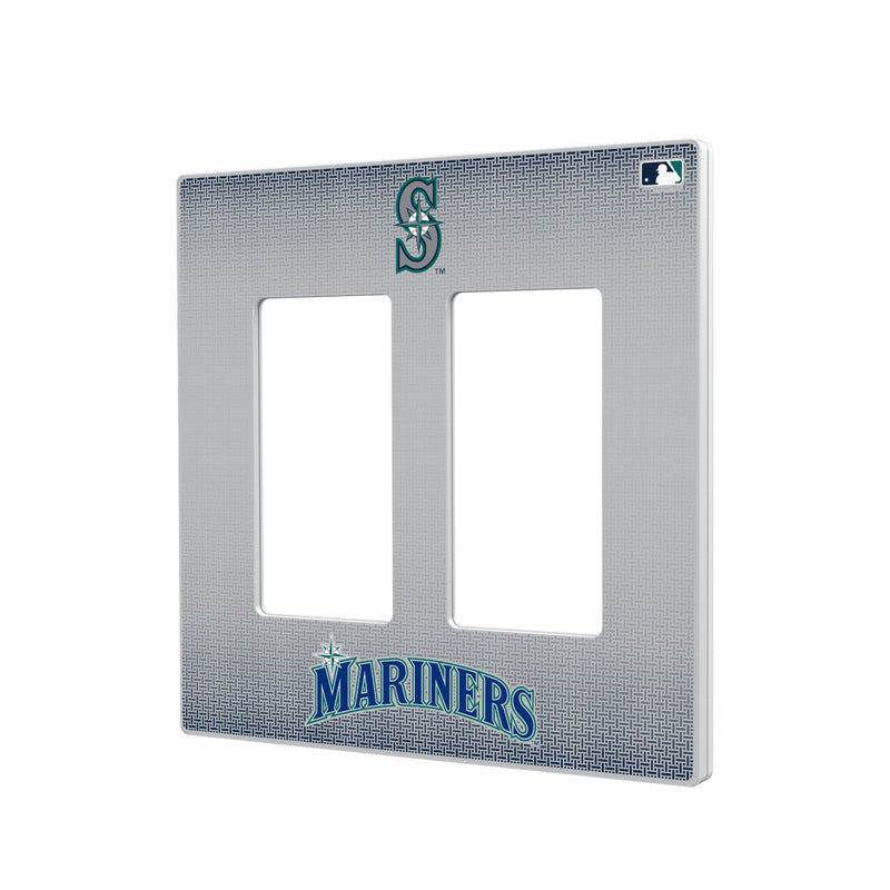 Seattle Mariners Linen Hidden-Screw Light Switch Plate