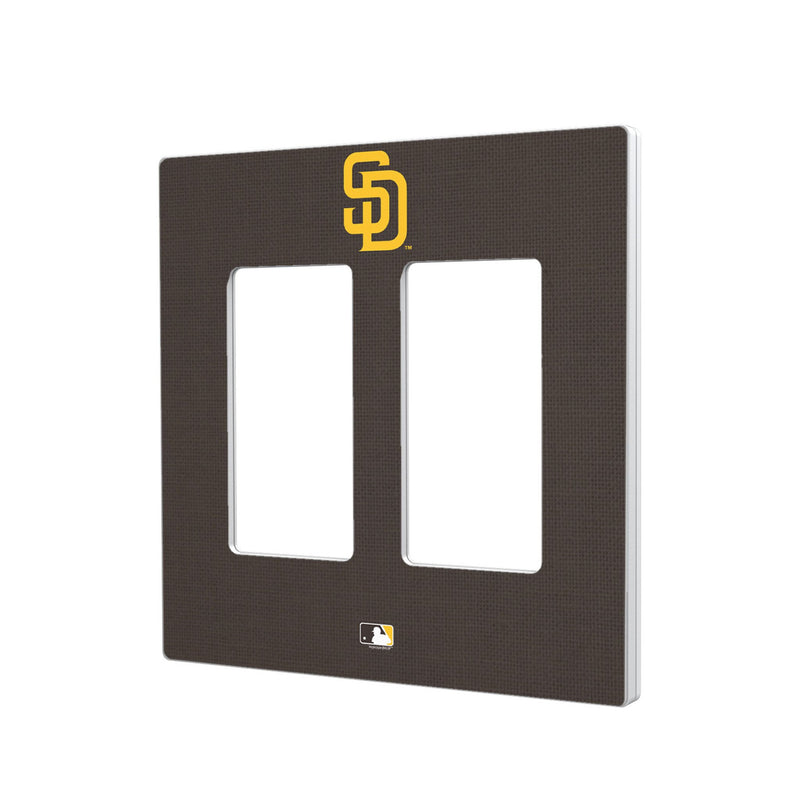 San Diego Padres Solid Hidden-Screw Light Switch Plate