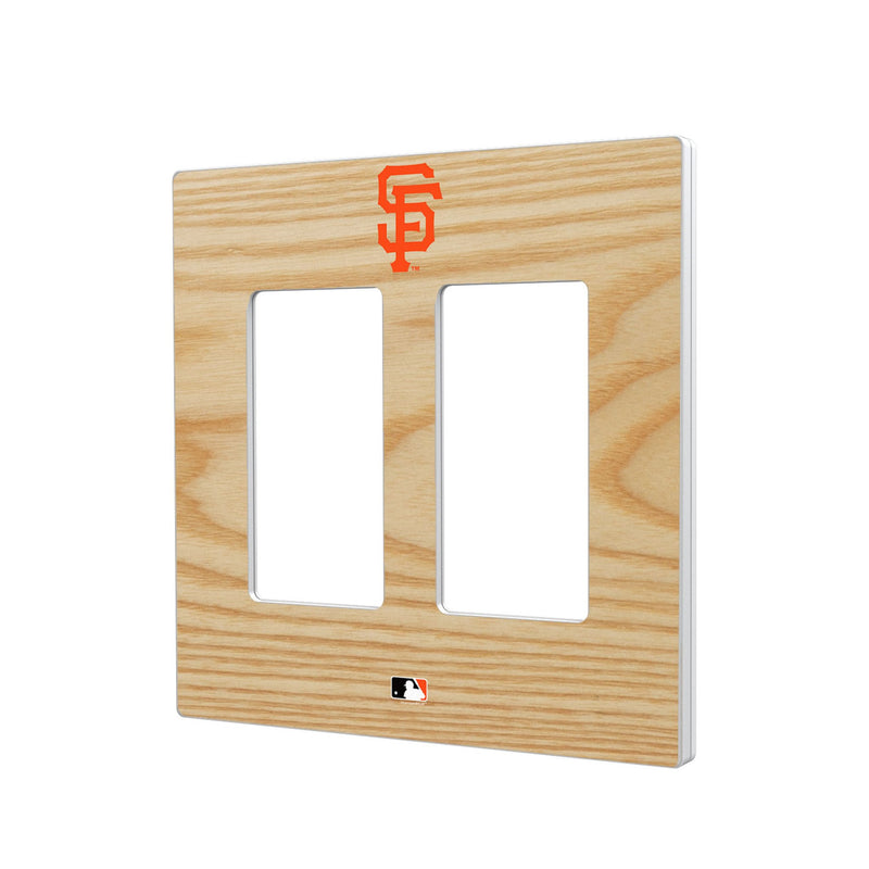 San Francisco Giants Baseball Bat Hidden-Screw Light Switch Plate