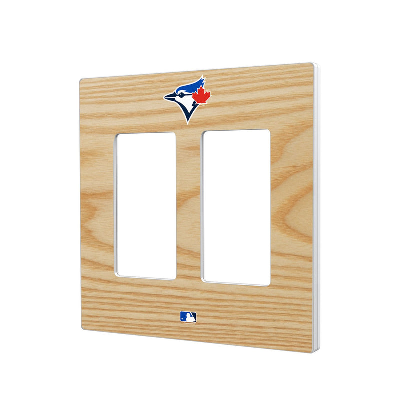 Toronto Blue Jays Baseball Bat Hidden-Screw Light Switch Plate