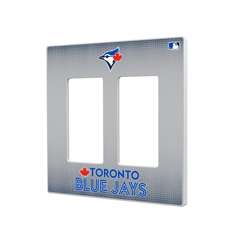 Toronto Blue Jays Linen Hidden-Screw Light Switch Plate