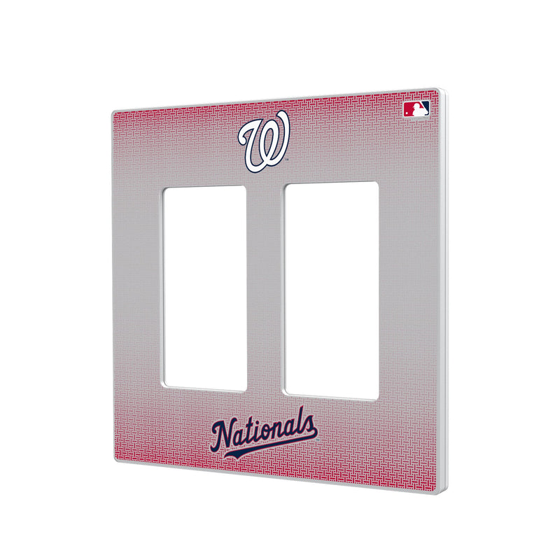 Washington Nationals Linen Hidden-Screw Light Switch Plate