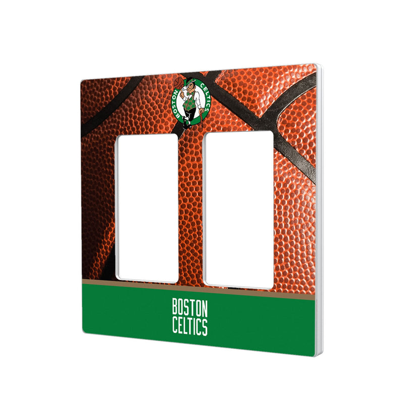 Boston Celtics Basketball Hidden-Screw Light Switch Plate